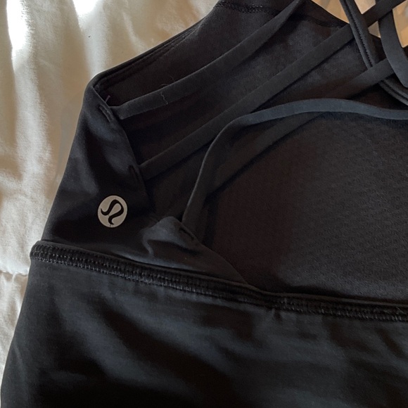 Lululemon Athletica Black Strappy Back Top - Picture 4 of 5